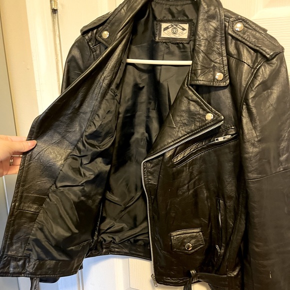 Repurposed Leather Jacket. - Picture 3 of 6